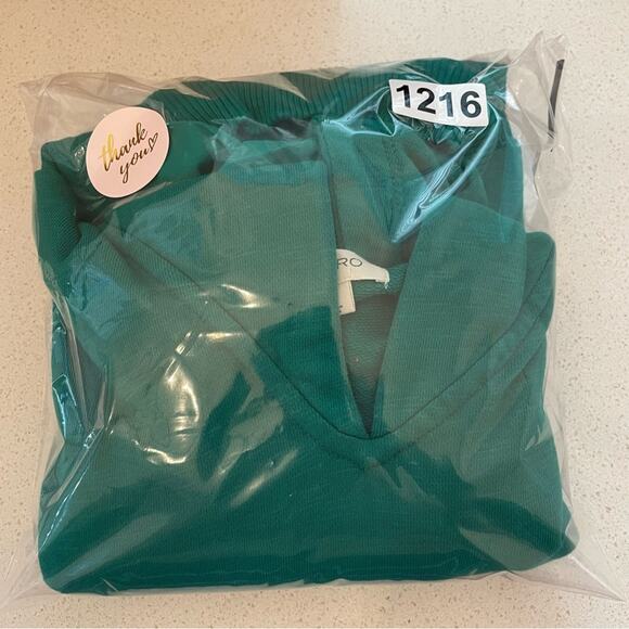 Anthro Pilcro Fabric Mix Cropped Hoodie - Picture 7 of 7